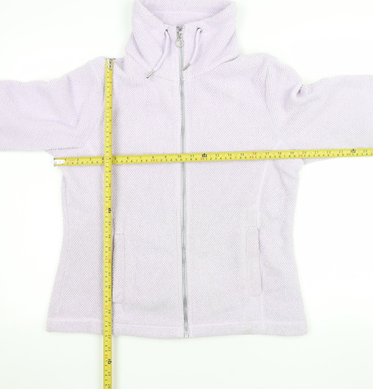 Regatta Womens Lilac Fleece Full Zip Hoodie UK 14 Polyester Outdoor