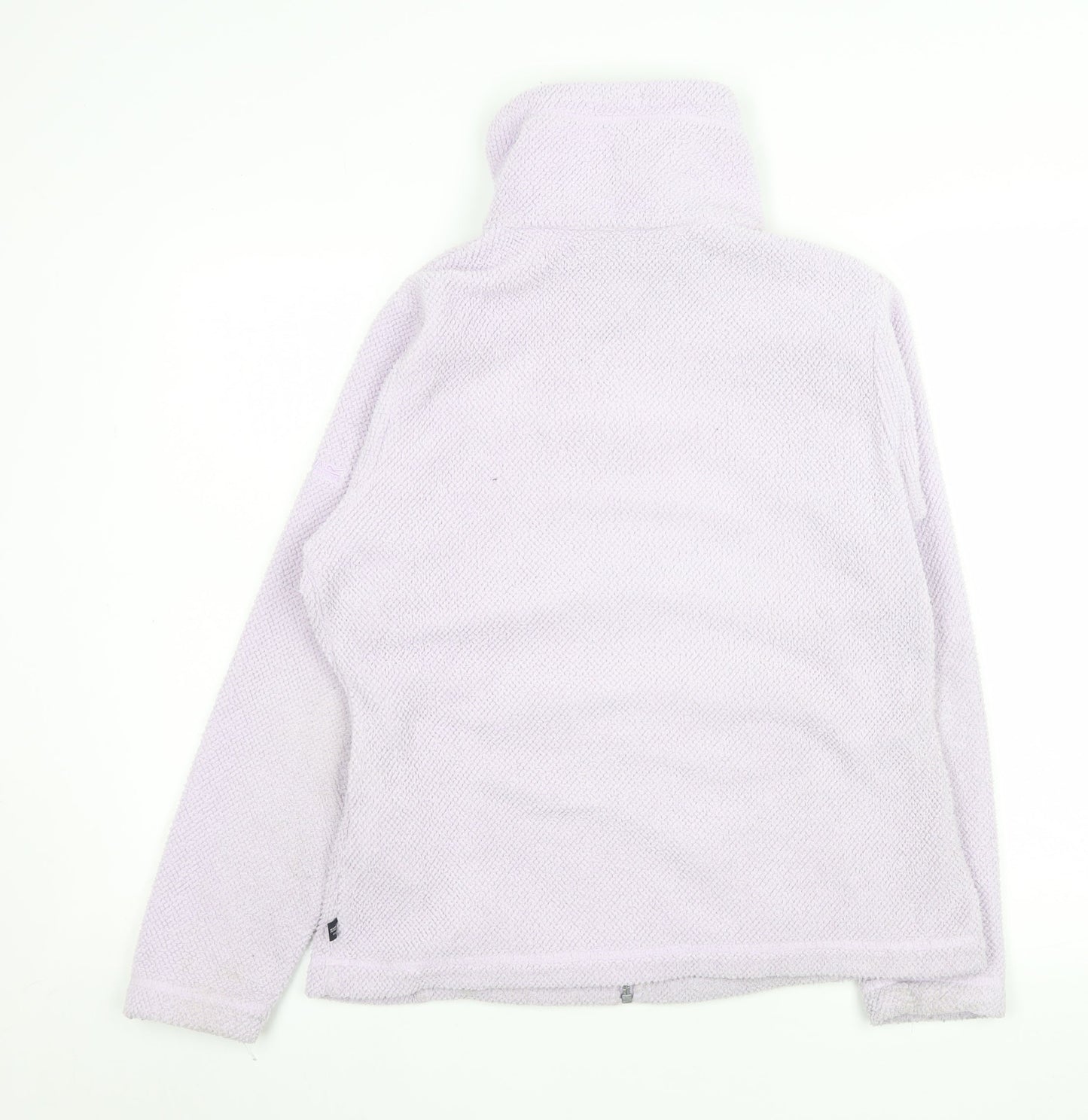 Regatta Womens Lilac Fleece Full Zip Hoodie UK 14 Polyester Outdoor