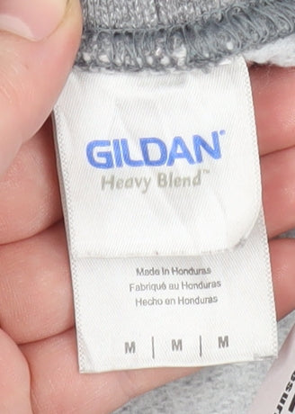 Gildan Men's Grey Nederland Bulldogs Pullover Hoodie M
