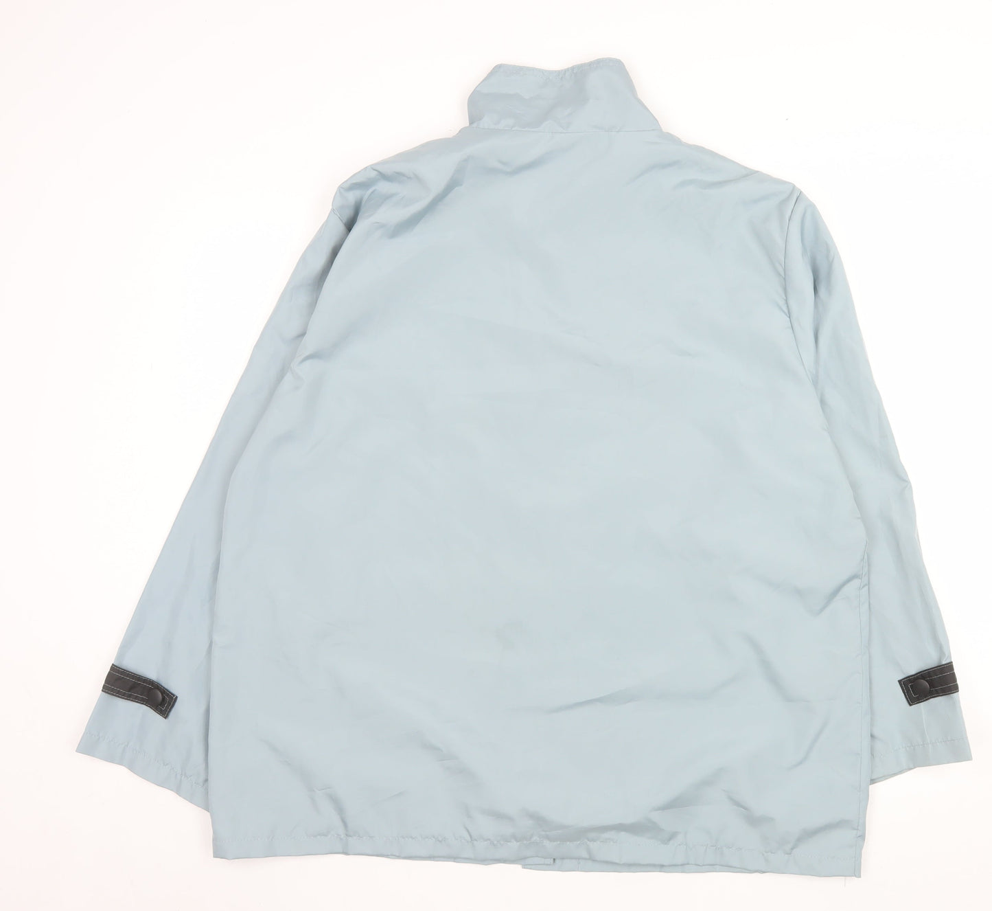Anne de Lançay Women’s Blue Rain Coat Jacket L 18/20 Nautical Lightweight