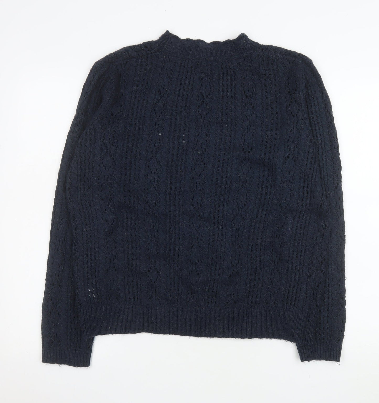 Fat Face Women’s Blue Cable-Knit Pullover Jumper UK 10