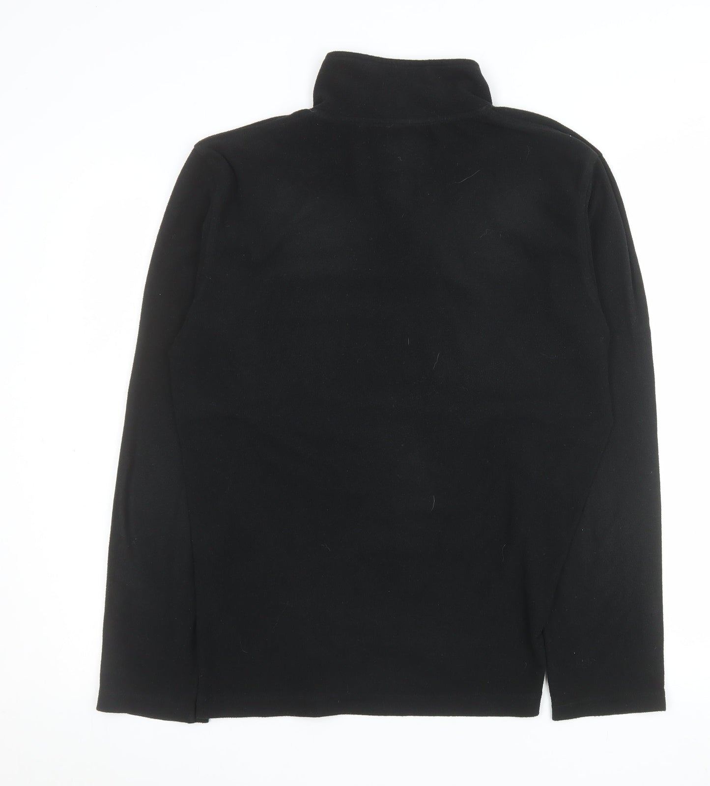 McKenzie Men's Black Fleece 1/4 Zip Pullover Sweatshirt Size M