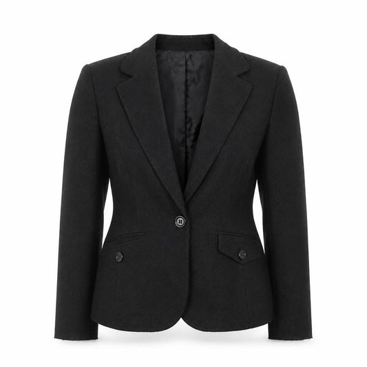 Ann Taylor Women's Black Size 8 Classic Single-Breasted Blazer