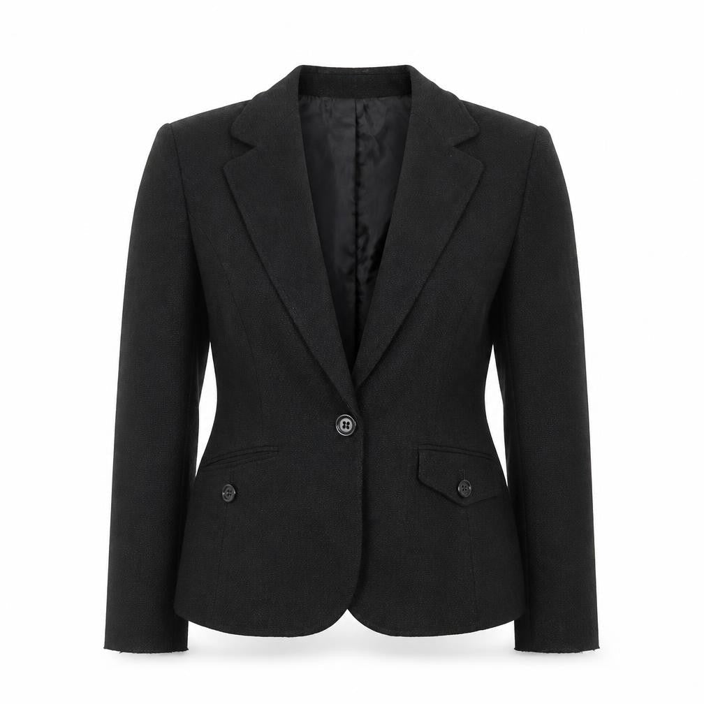 Ann Taylor Women's Black Size 8 Classic Single-Breasted Blazer