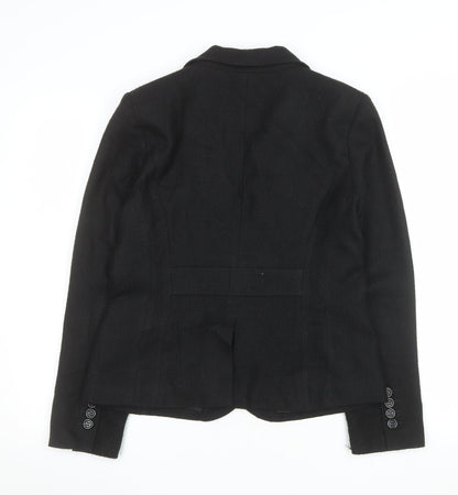 Ann Taylor Women's Black Size 8 Classic Single-Breasted Blazer