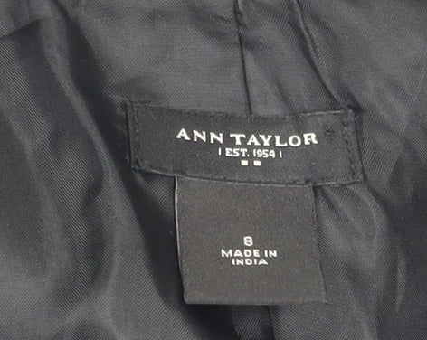 Ann Taylor Women's Black Size 8 Classic Single-Breasted Blazer