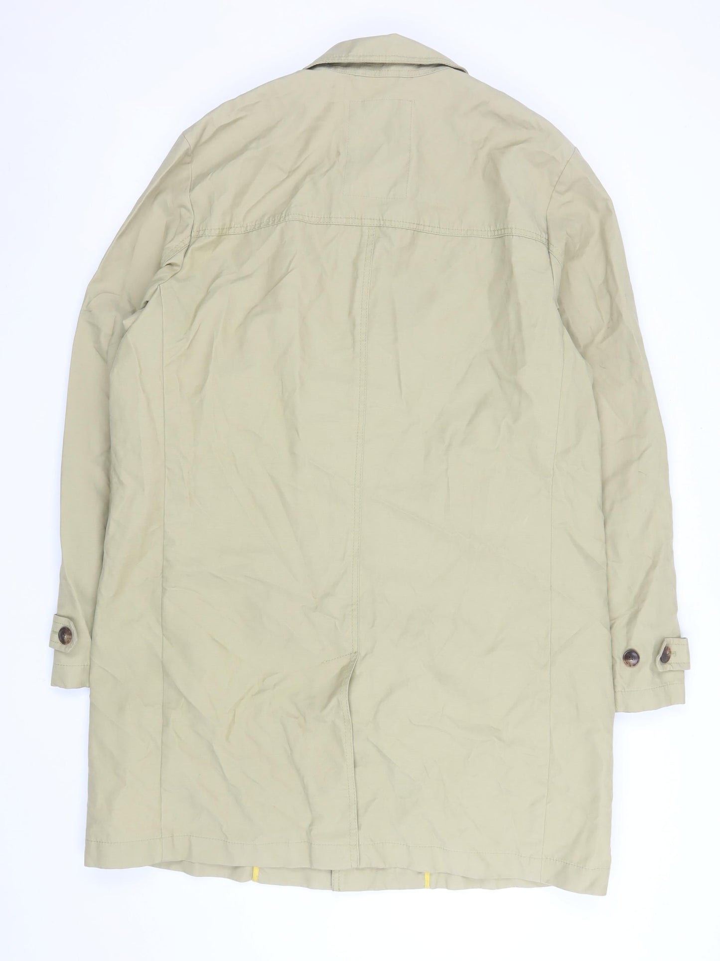 GAP Men's Beige XL Classic Lightweight Cotton Blend Coat