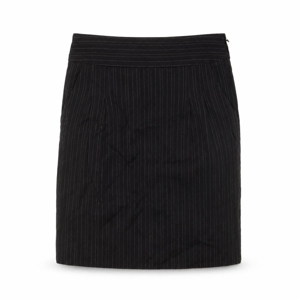 Jigsaw Women’s Black Pinstripe Wool Pencil Skirt Size 8