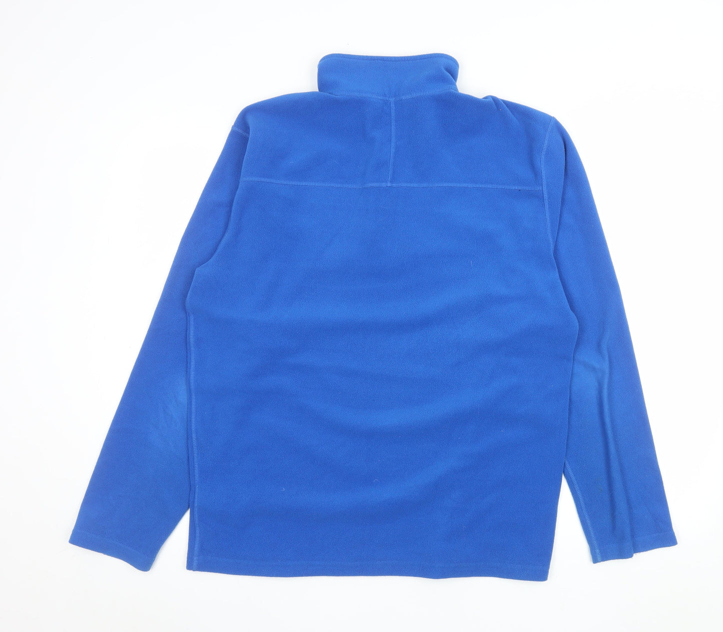 The North Face Men's Blue Fleece 1/4 Zip Pullover Sweatshirt M