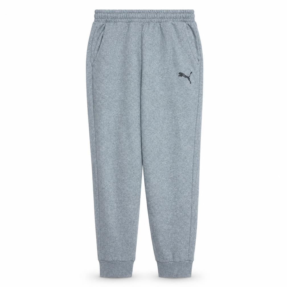Puma Men's Grey Jogger Sweatpants L Regular Fit Tapered Activewear