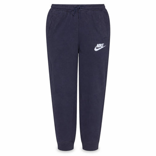 Nike Womens Blue Jogger Sweatpants M Regular Fit Fleece Trousers