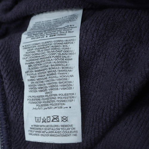 Nike Womens Blue Jogger Sweatpants M Regular Fit Fleece Trousers