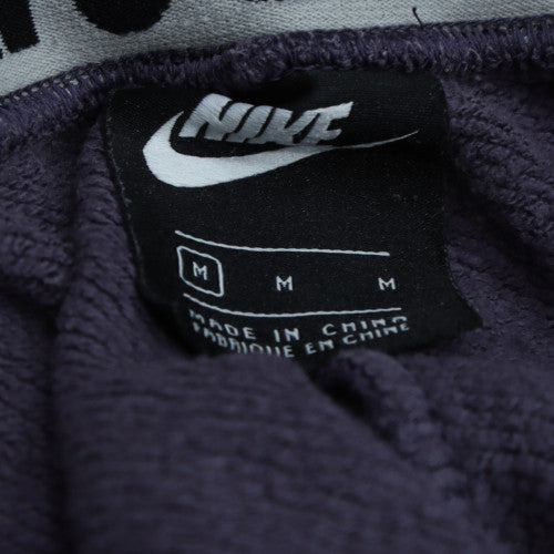 Nike Womens Blue Jogger Sweatpants M Regular Fit Fleece Trousers