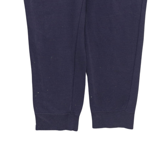 Nike Womens Blue Jogger Sweatpants M Regular Fit Fleece Trousers