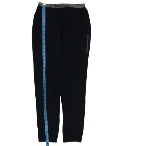 Calvin Klein Girls Black Jogger Trousers 12-14 Years Elastic Waist