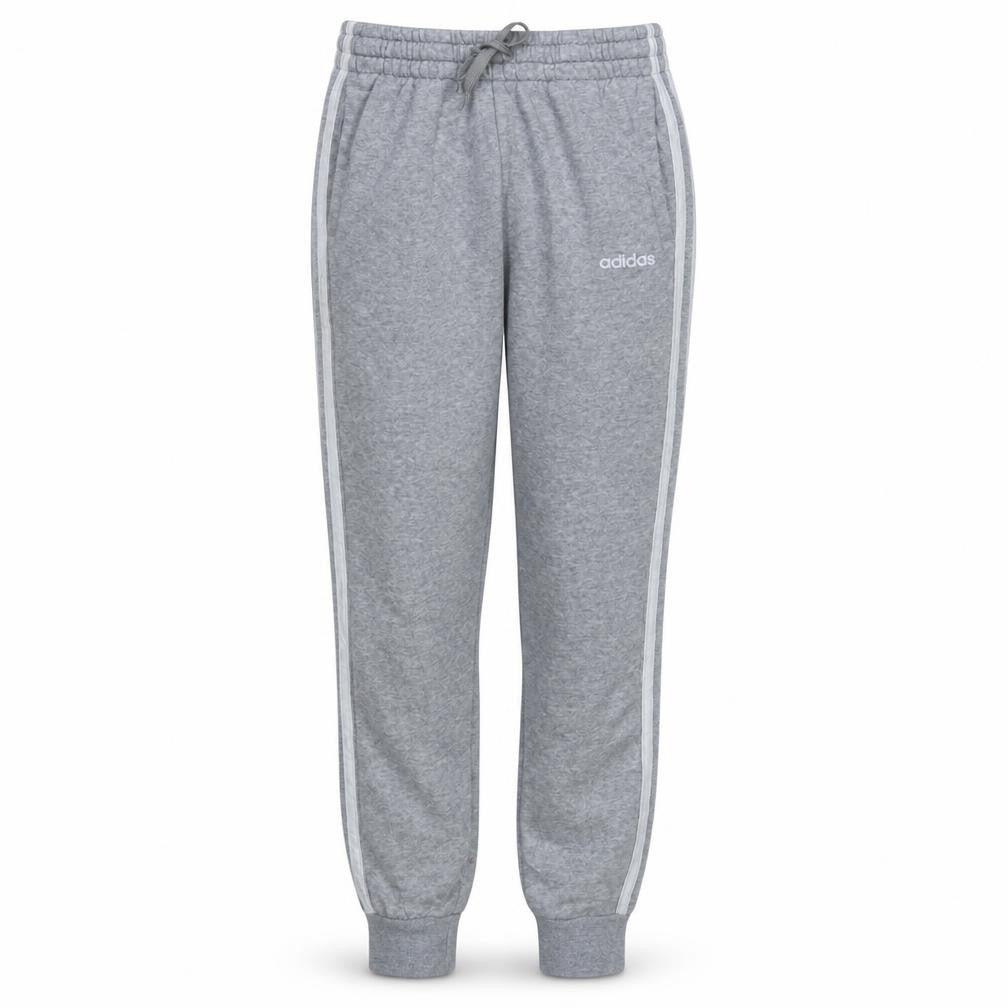 Adidas Womens Grey XS Track Pants Elastic Waist Side Stripe