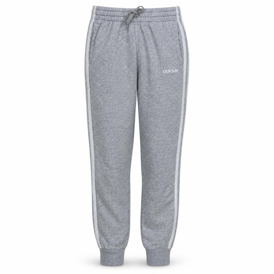 Adidas Womens Grey XS Track Pants Elastic Waist Side Stripe
