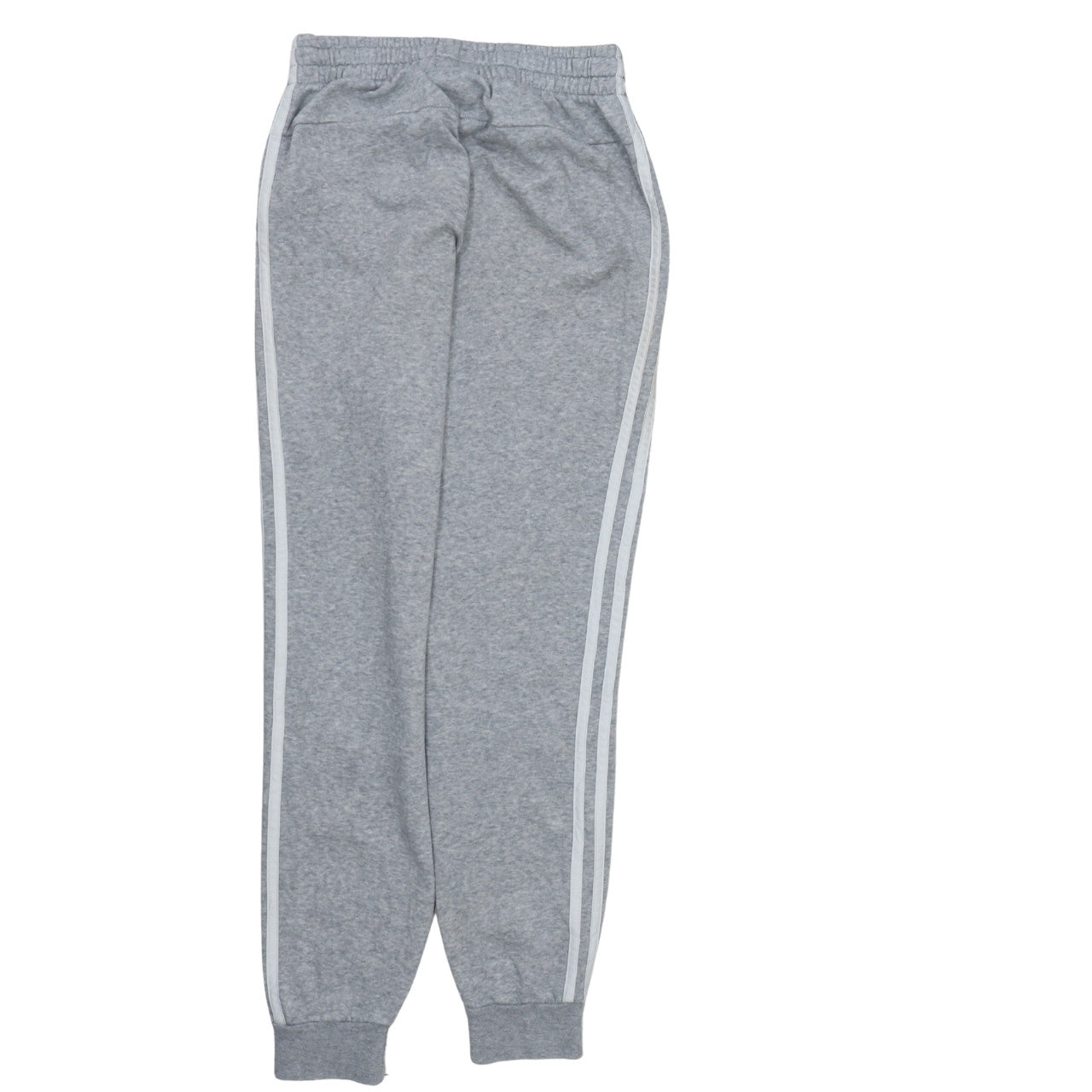 Adidas Womens Grey XS Track Pants Elastic Waist Side Stripe