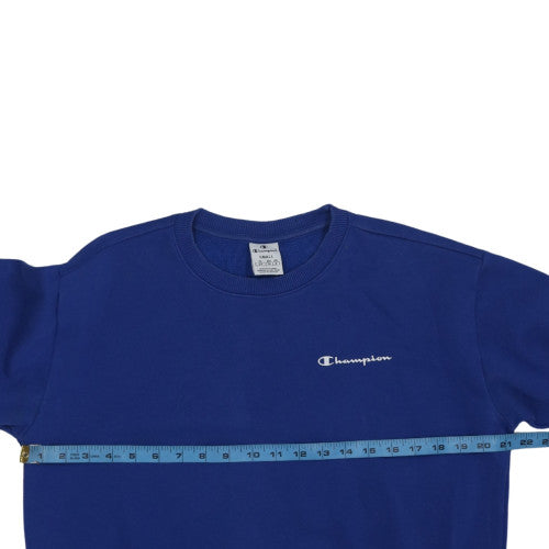 Champion Men's Blue Small Pullover Fleece Sweatshirt