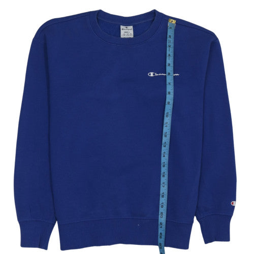 Champion Men's Blue Small Pullover Fleece Sweatshirt