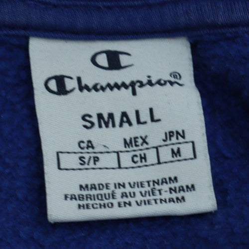Champion Men's Blue Small Pullover Fleece Sweatshirt