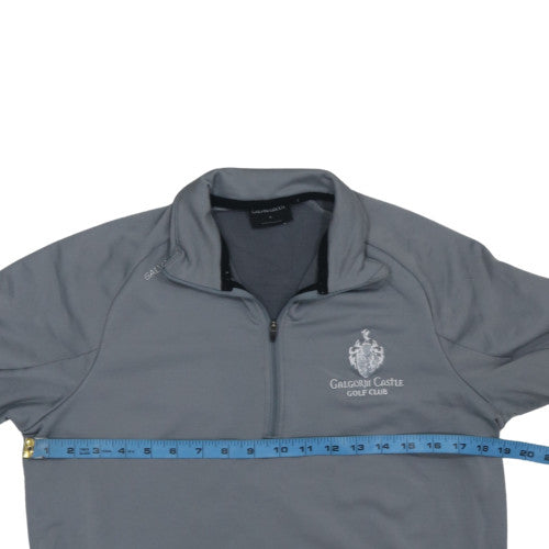 Galvin Green Men's Grey M 1/4 Zip Golf Pullover Sweatshirt