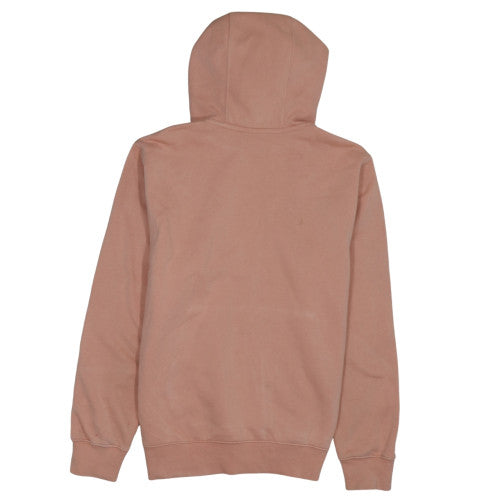 Nike Men's Brown Pullover Hoodie Small Logo Fleece Sweatshirt