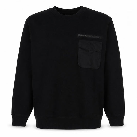 Urban Outfitters Men's Black XL Relaxed Fit Pullover Sweatshirt
