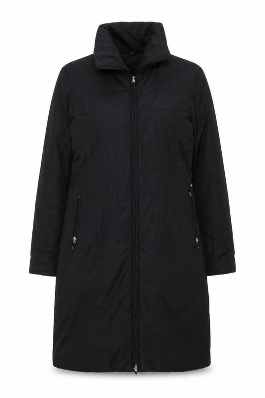 Klass Collection Women's Black Long Puffer Coat Size 14