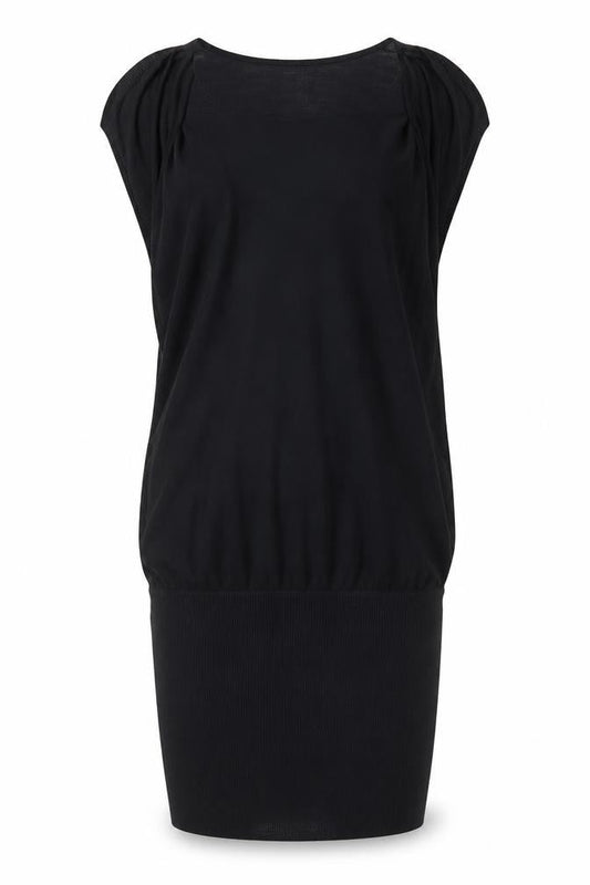 Diane von Furstenberg Women’s Black Silk Blend Sleeveless Bodycon Dress L