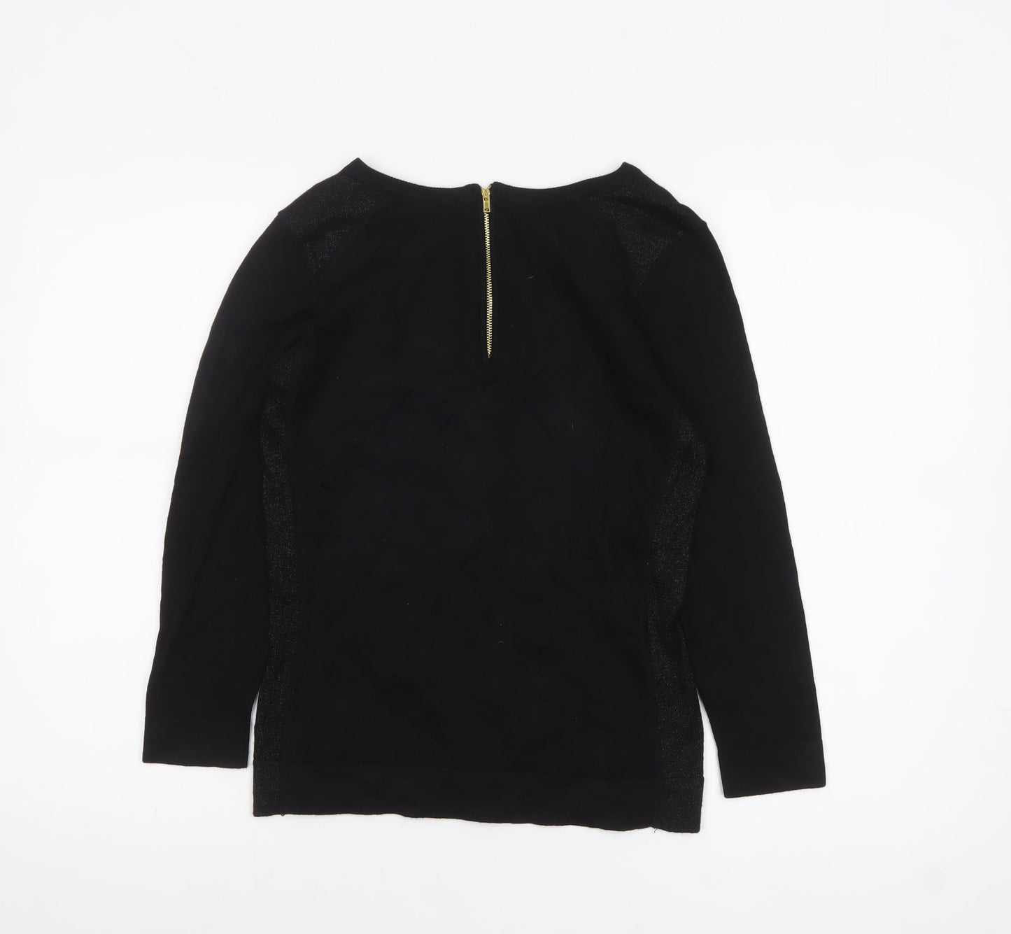 Dorothy Perkins Women’s Black Crew Neck Long Sleeve Jumper Size 8