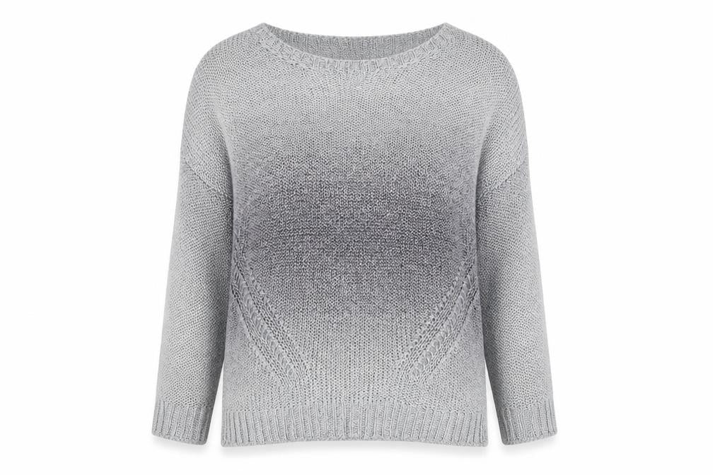 Marks & Spencer Per Una Women's Grey Size 10 Knit Pullover Jumper