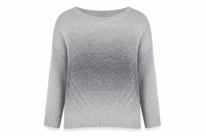 Marks & Spencer Per Una Women's Grey Size 10 Knit Pullover Jumper
