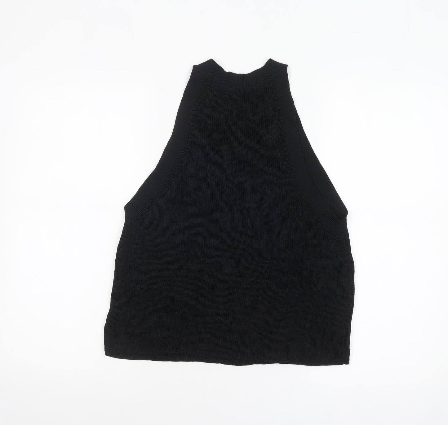 Wilfred Black High Neck Knit Tank Top Women's XL