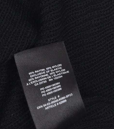Wilfred Black High Neck Knit Tank Top Women's XL