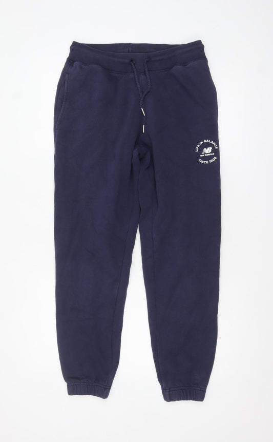 New Balance Men's Blue Sweatpants Size S Elastic Waist Joggers