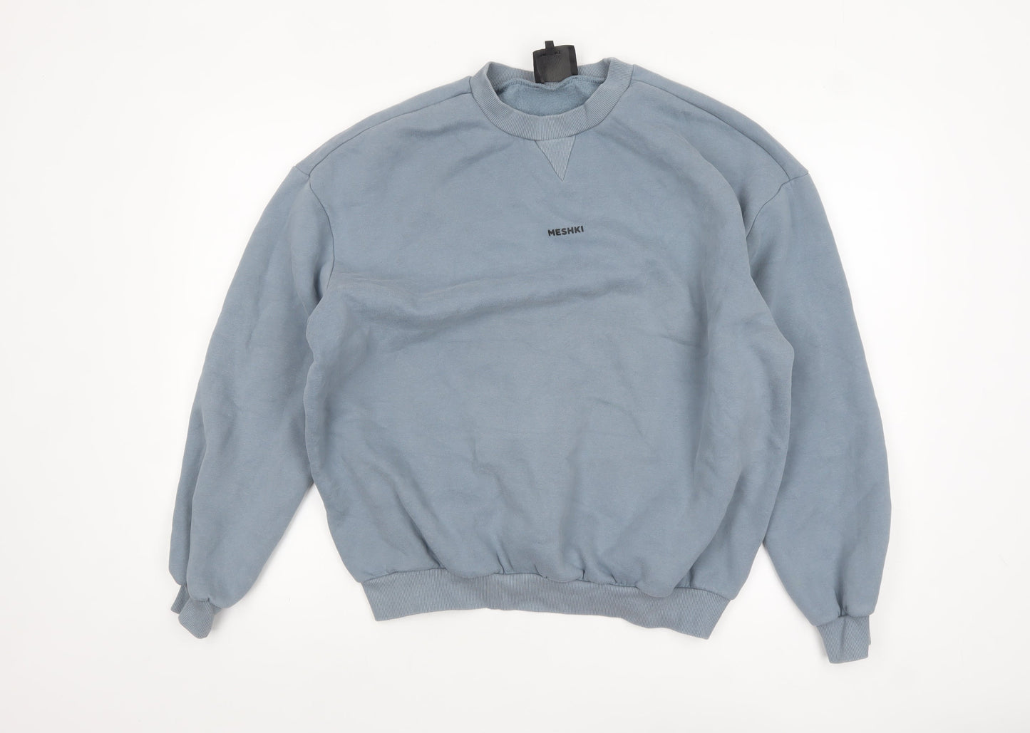 Meshki Unisex Blue XS Pullover Fleece Sweatshirt