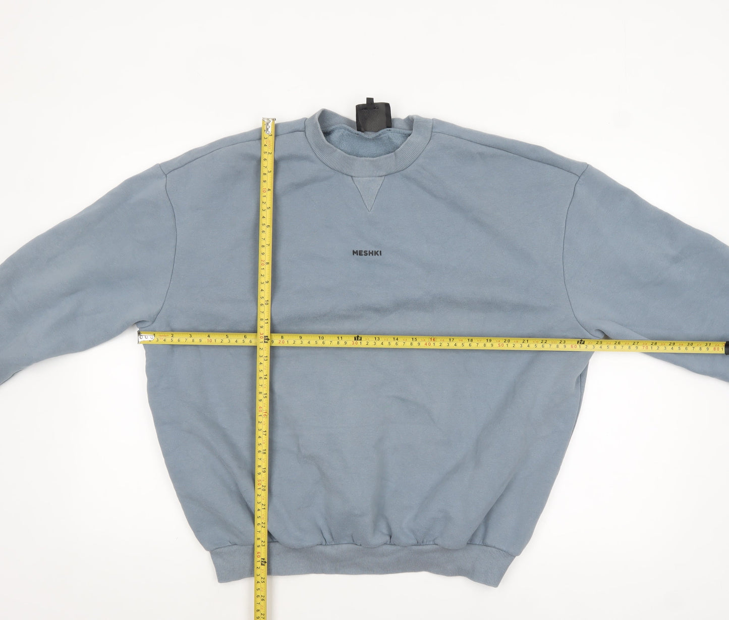Meshki Unisex Blue XS Pullover Fleece Sweatshirt