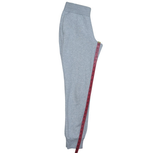 Puma Women's Grey Jogger Sweatpants S Regular Fit Fleece Activewear