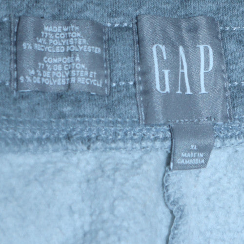 GAP Men’s Grey XL Fleece Jogger Sweatpants with Drawstring Waist