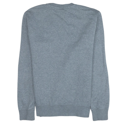 Nike Men's Grey Crew Neck Pullover Sweatshirt Size S