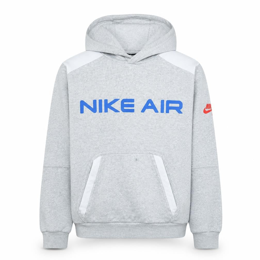 Nike Air Men's Grey XS Pullover Hoodie with Logo Print