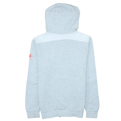 Nike Air Men's Grey XS Pullover Hoodie with Logo Print