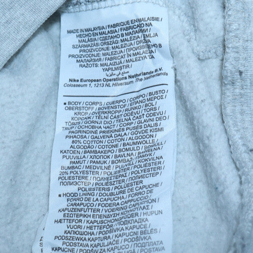 Nike Air Men's Grey XS Pullover Hoodie with Logo Print