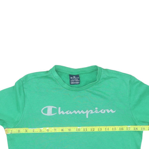 Champion Teens Green XL Pullover Logo Sweatshirt