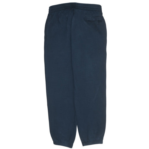 Nike Women's Blue Fleece Track Pants Size M Elastic Waist Sportswear