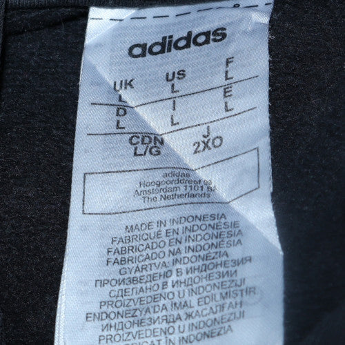 adidas Men's Black Pullover Hoodie L Sports Graphic Logo