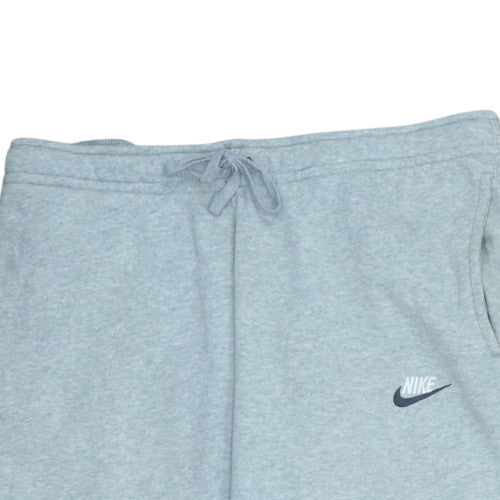 Nike Men's Grey Fleece Jogger Trousers Size L Elastic Waist