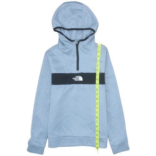 The North Face Boys Blue 1/2 Zip Hoodie XL Polyester Hiking Outdoor
