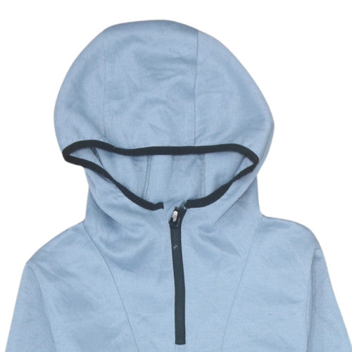 The North Face Boys Blue 1/2 Zip Hoodie XL Polyester Hiking Outdoor